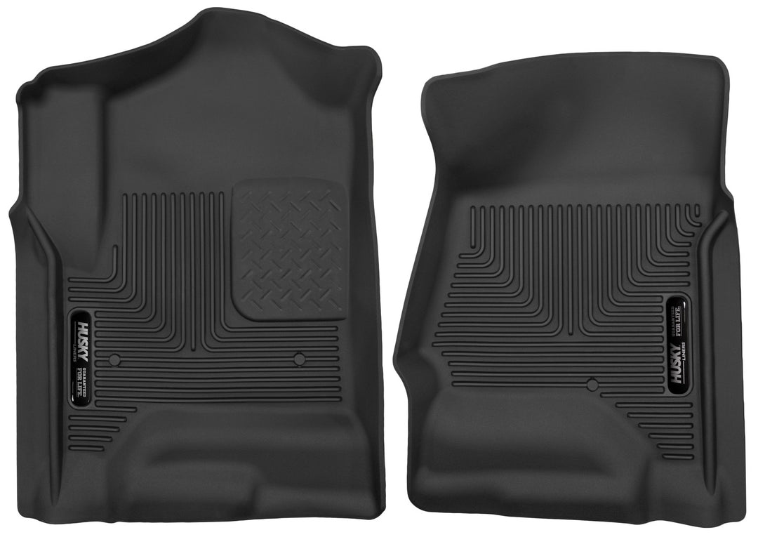 Husky Liners X-act Contour Front Floor Liners 53111 for Chevrolet Silverado, GMC Sierra, Tahoe, Yukon, and Cadillac Escalade