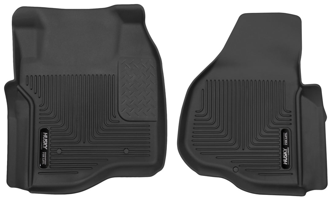 Husky Liners X-act Contour Front Floor Liners for Ford Super Duty 2012-2015, Part 53301