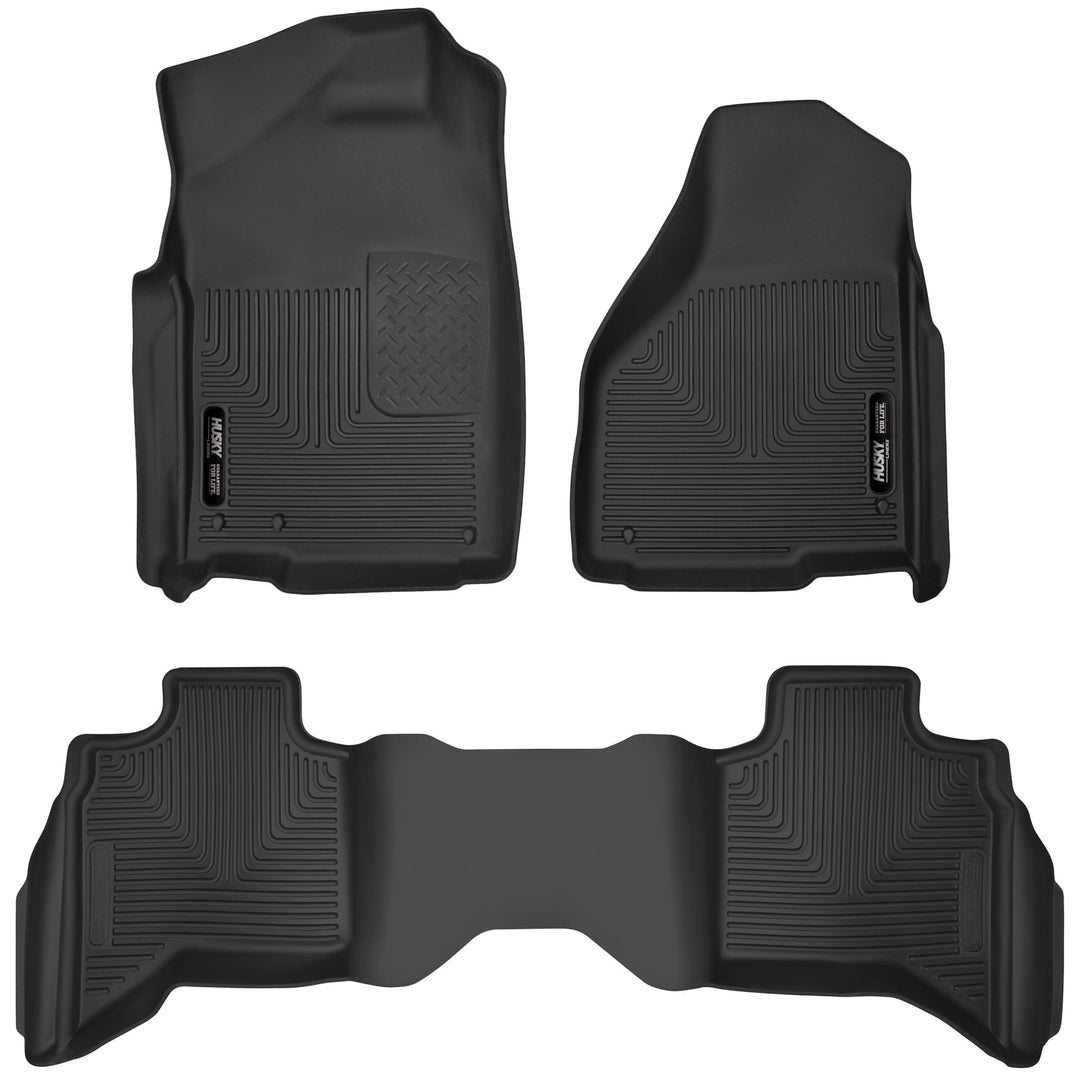 Husky Liners X-act Contour Front & Second Seat Floor Liners for Ram 1500 (2012-2021) Part 53628