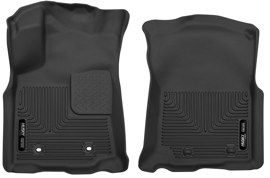 Husky Liners X-act Contour Front Floor Liners for Toyota Tacoma 2016-2017 – Black, Part 53741