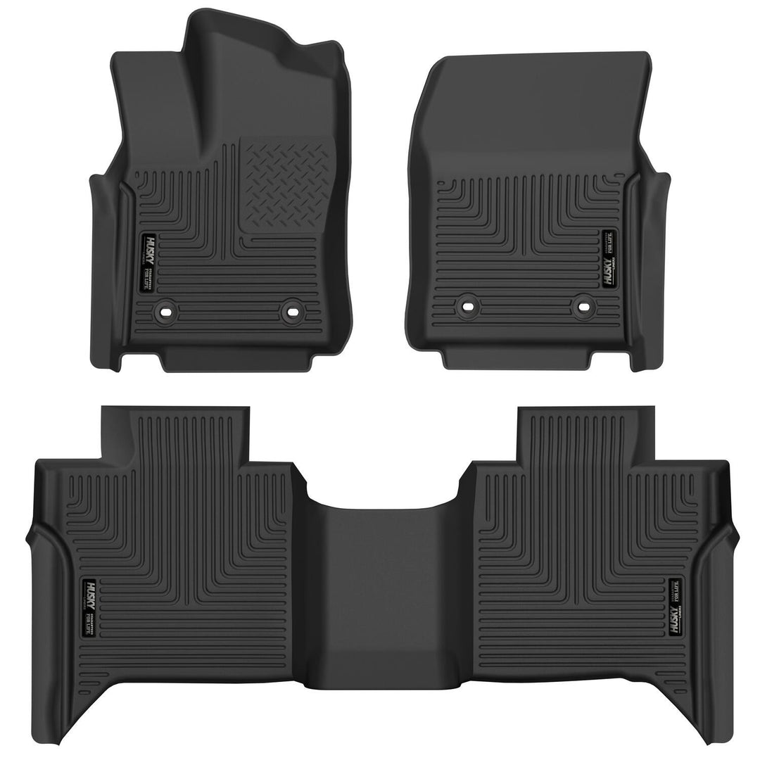 Husky Liners X-act Contour Front & 2nd Seat Floor Liners for Toyota Tundra (2022-2026) - Model 53798
