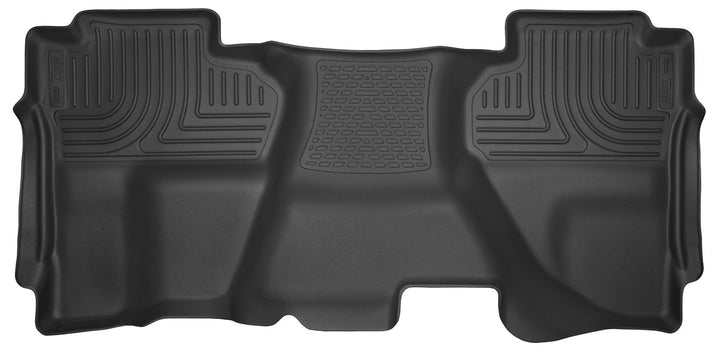 Husky Liners X-act Contour 2nd Seat Floor Liner – Custom Fit for Chevrolet Silverado and GMC Sierra 1500, 2500 HD & 3500 HD (Part 53911)