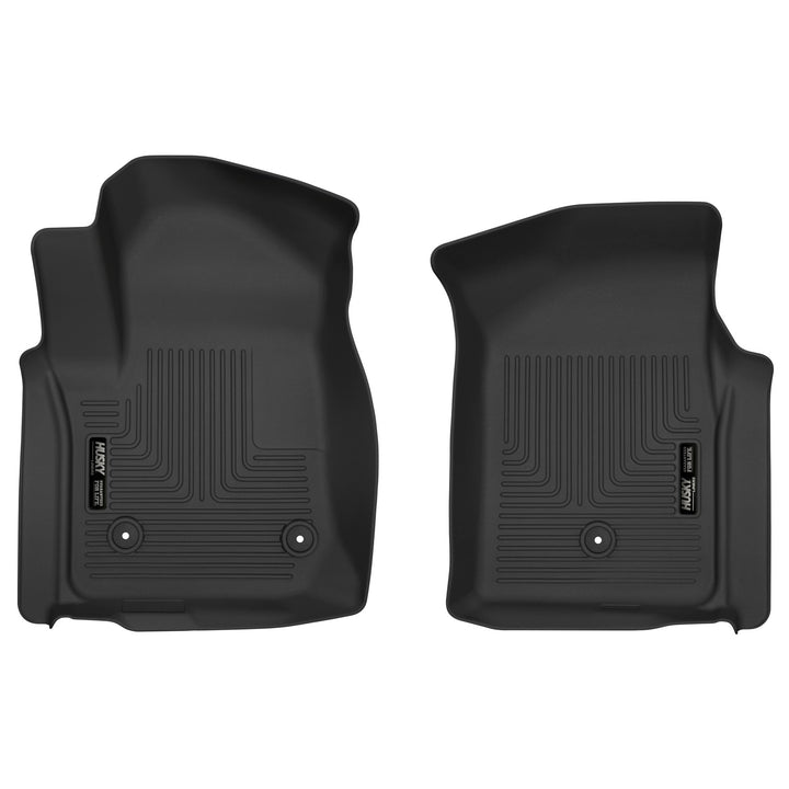 Husky Liners X-act Contour Front Floor Liners for Chevrolet Silverado and GMC Sierra 2019-2021 – Black