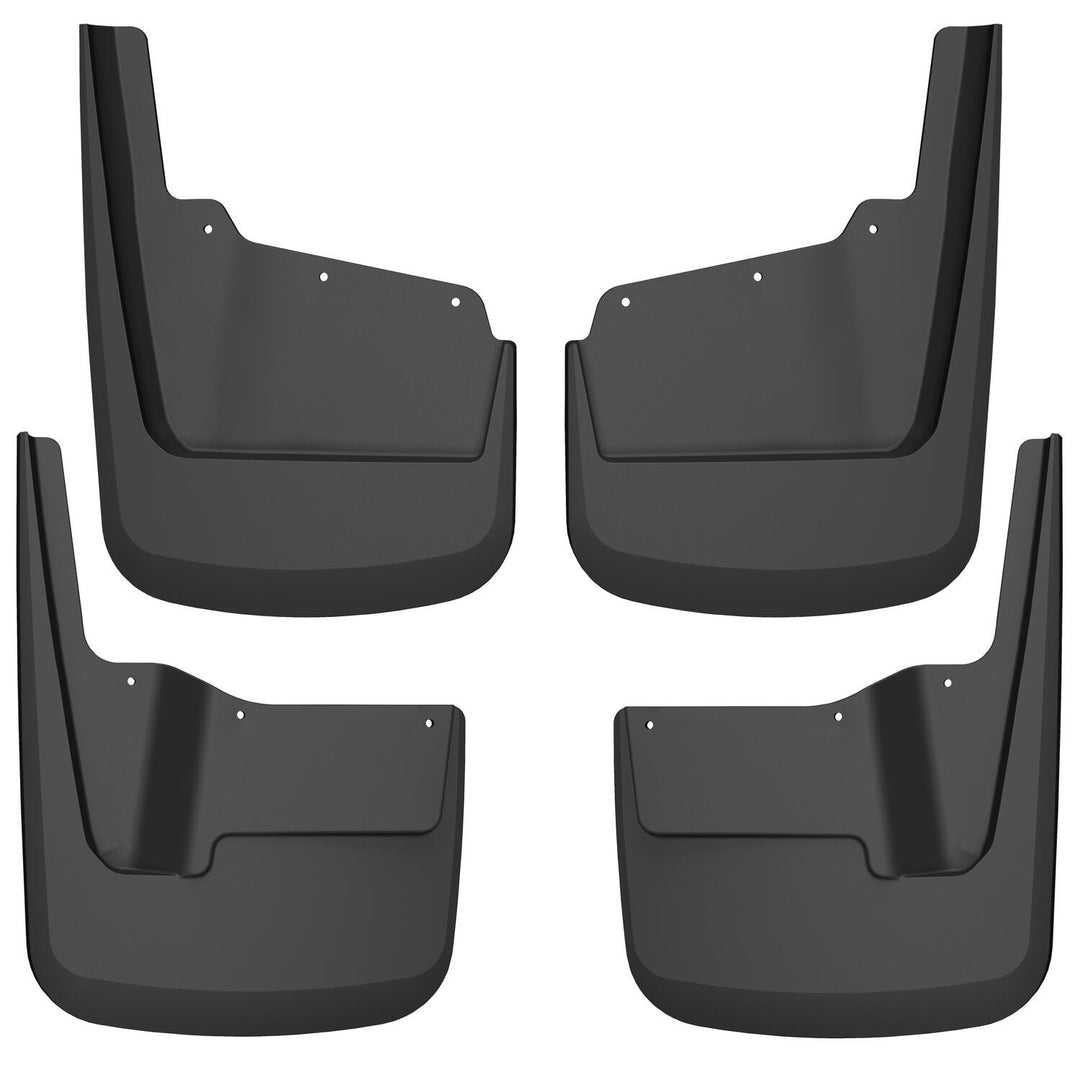 Husky Liners Front and Rear Mud Guard Set 58296 for GMC Sierra 2500HD and 3500HD