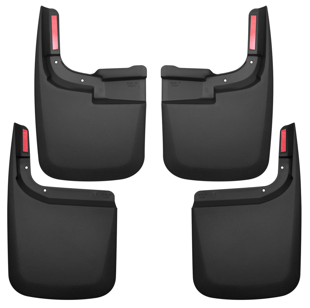 Husky Liners Front and Rear Mud Guard Set 58466 for Ford F-250 and F-350 Super Duty