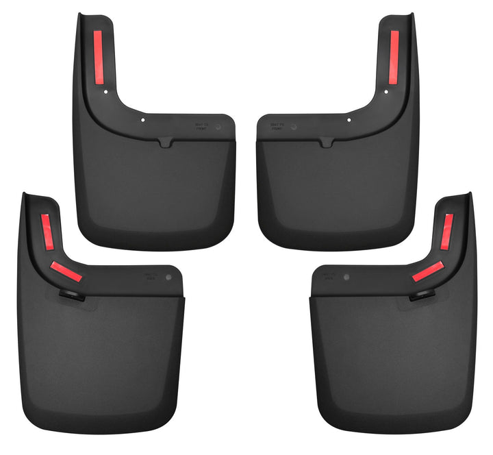 Husky Liners Front and Rear Mud Guard Set 58476 for Ford Super Duty Trucks