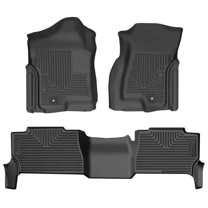 Husky Liners Weatherbeater Front & Second Seat Floor Liners 93541 for Cadillac Escalade and Chevrolet Tahoe