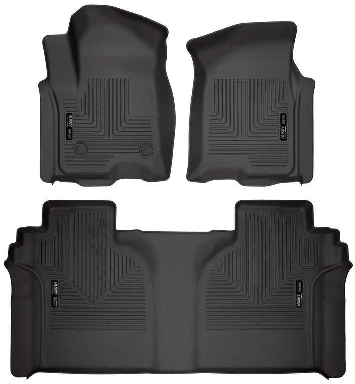 Husky Liners Weatherbeater Front & Second Seat Floor Liners 94021 for Chevy Silverado and GMC Sierra