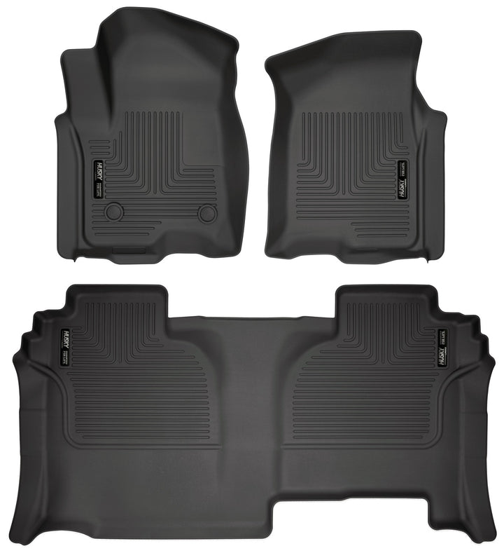 Husky Liners Weatherbeater Front & 2nd Seat Floor Liners 94031 for Chevrolet Silverado and GMC Sierra