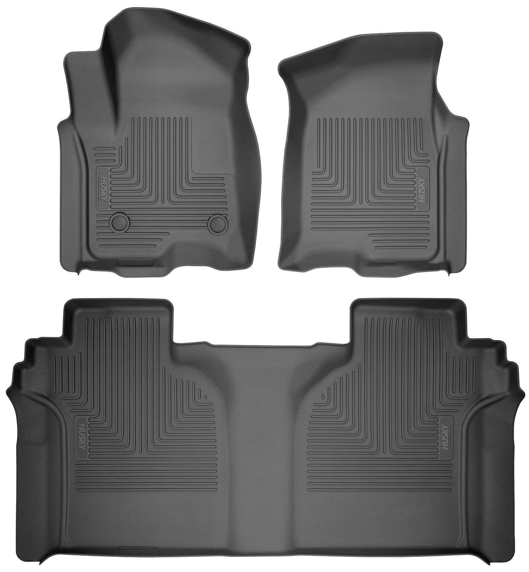 Husky Liners Weatherbeater Front & Second Seat Floor Liners for Ford F-150 (94041)