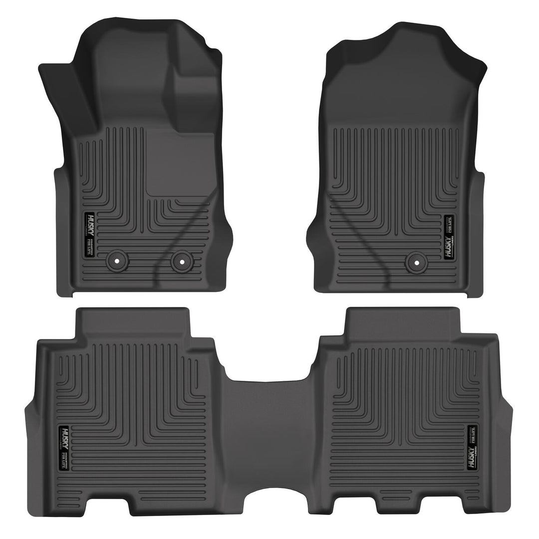 Husky Liners Weatherbeater Front & Second Seat Floor Liners 95301 for Ford Bronco