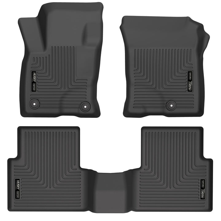 Husky Liners Weatherbeater Front & Second Seat Floor Liners for Ford Bronco Sport (Part 95341)