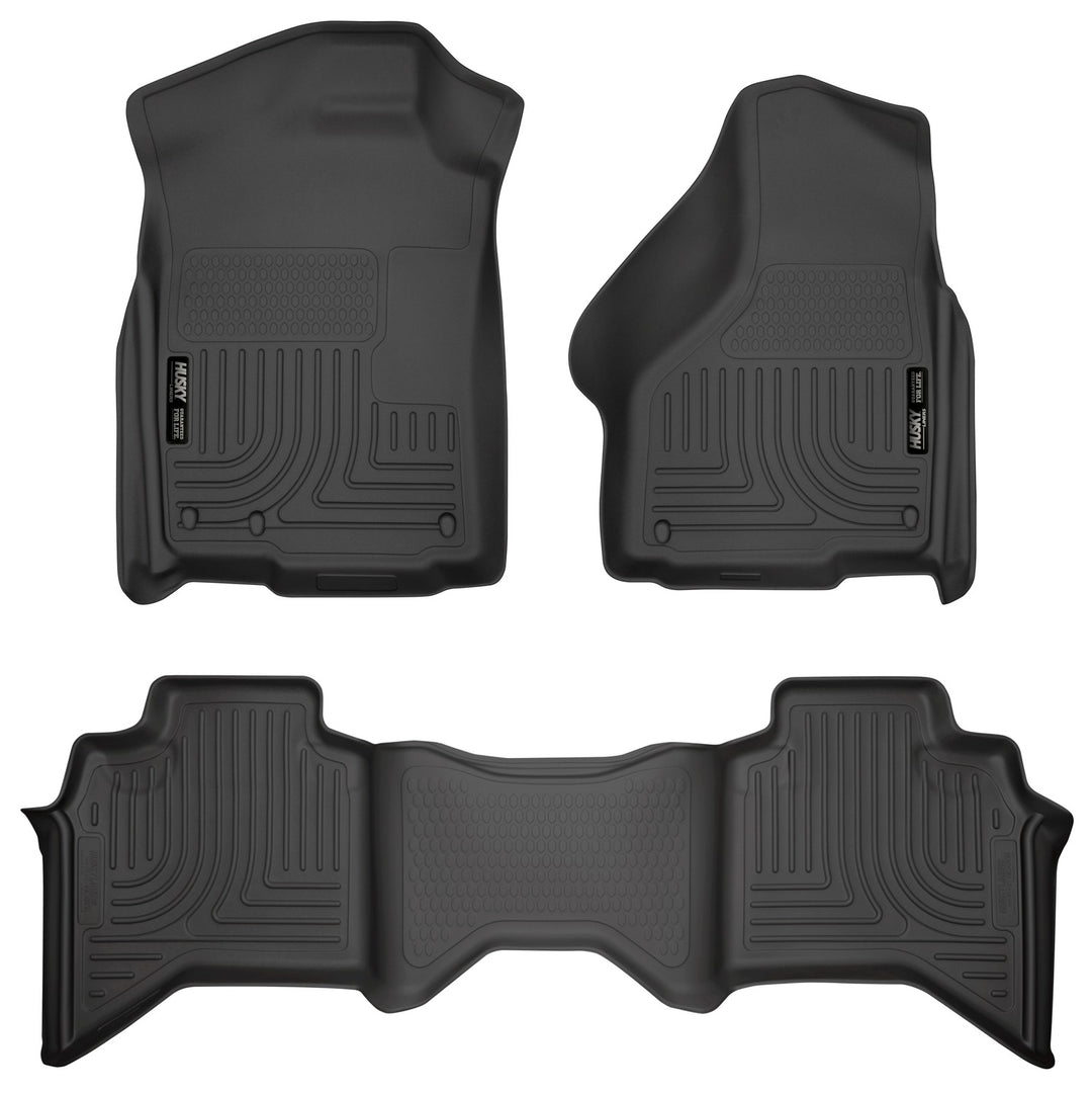 Husky Liners Weatherbeater Front & Second Seat Floor Liners 98031 for Dodge Ram 1500, 2500 & 3500
