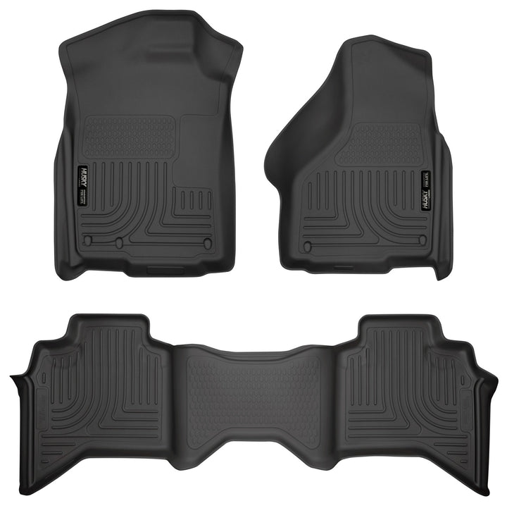 Husky Liners Weatherbeater Front & Second Seat Floor Liners 98031 for Dodge Ram 1500, 2500 & 3500