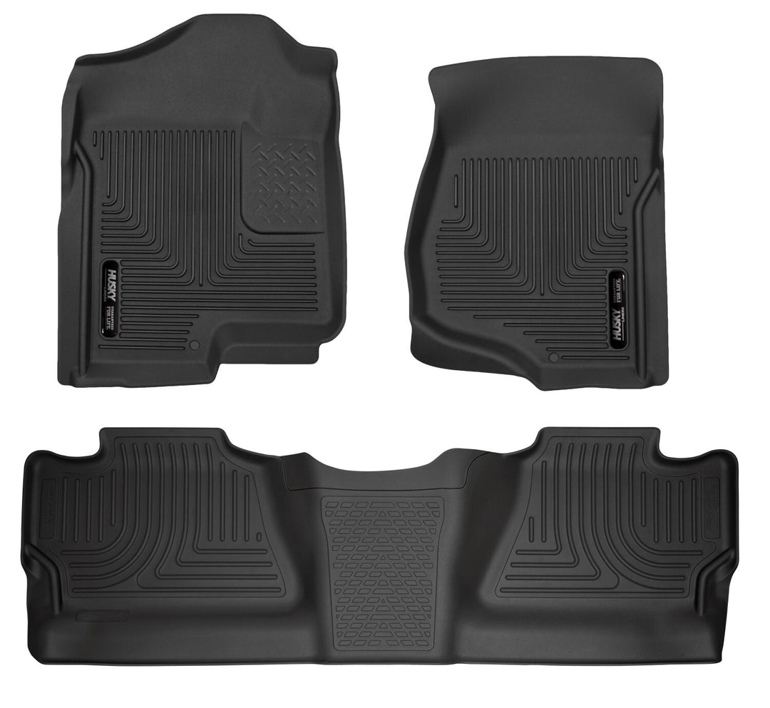 Husky Liners Weatherbeater Front & Second Seat Floor Liners for Silverado and Sierra 98201