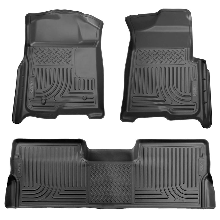 Husky Liners Weatherbeater Front & Second Seat Floor Liners for Ford F-150 (Part 98331)