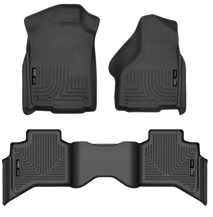 Husky Liners Weatherbeater Front & Second Seat Floor Liners for Ram 1500 (2012-2021) - Model 99011