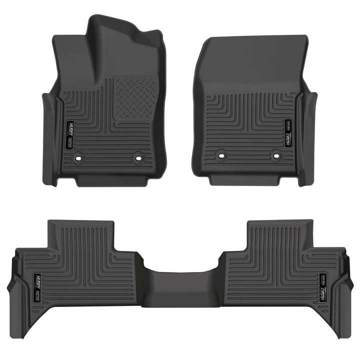 Husky Liners Weatherbeater Front & Second Seat Floor Liners for Toyota Tundra (2022-2026) | Model 99471
