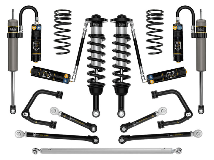 ICON 2025-2026 Toyota 4Runner 2WD, 1.25-3" Lift, Stage 11 Suspension System, Tubular