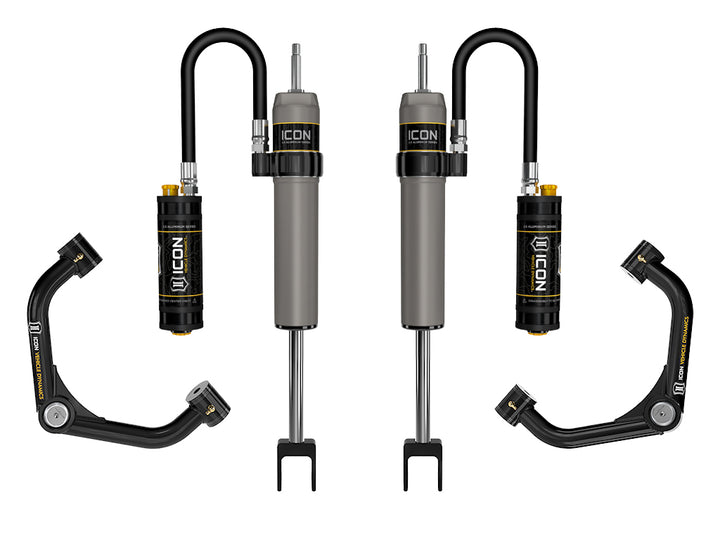 ICON 2011-2019 GM 2500/3500 HD, 0-2” Lift, V.S. 2.5 Aluminum Series Shock System, Remote Reservoir w/ CDCV, Tubular