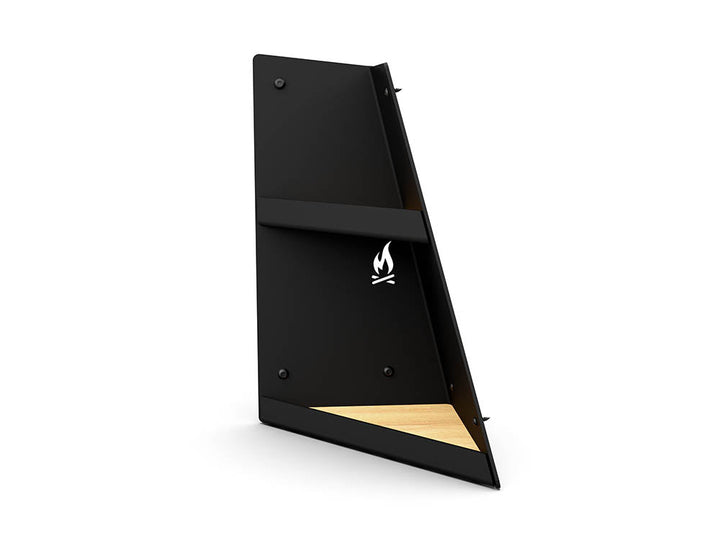 Right Hand Shallow Angled Shelf - Black