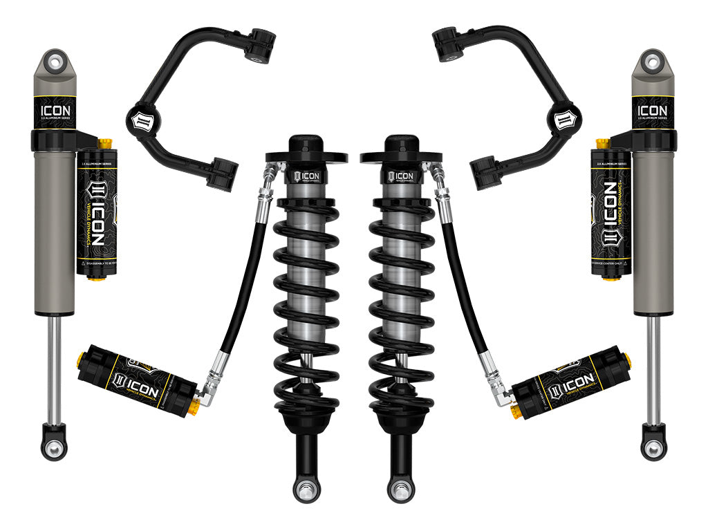 ICON 2021-2026 Ford F-150 2WD, 0-3" Lift, Stage 3 Suspension System, Tubular, CDCV