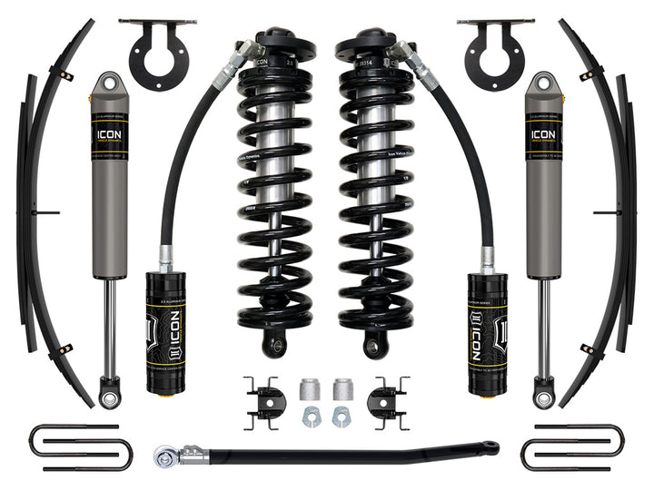 ICON 11-16 Ford F250/F350, 2.5-3" Lift, Stage 2 Coilover System w/ Leaf Springs