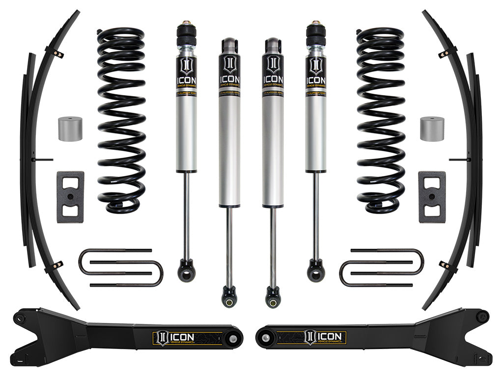 ICON 2023-2026 Ford F-250/F-350 Super Duty 4WD, Diesel, 2.5" Lift, Stage 1 Suspension System w/ Radius Arms and Expansion Packs