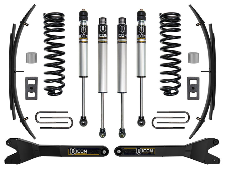 ICON 2023-2026 Ford F-250/F-350 Super Duty 4WD, Diesel, 2.5" Lift, Stage 1 Suspension System w/ Radius Arms and Expansion Packs