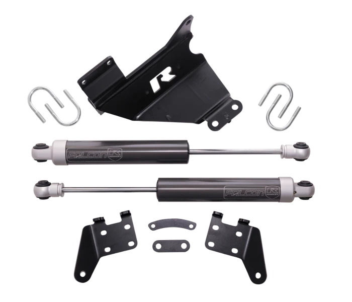 ReadyLift Dual Steering Stabilizer Kit for 2013-2026 Ram 2500 and 3500 HD trucks – Improved Control and Comfort