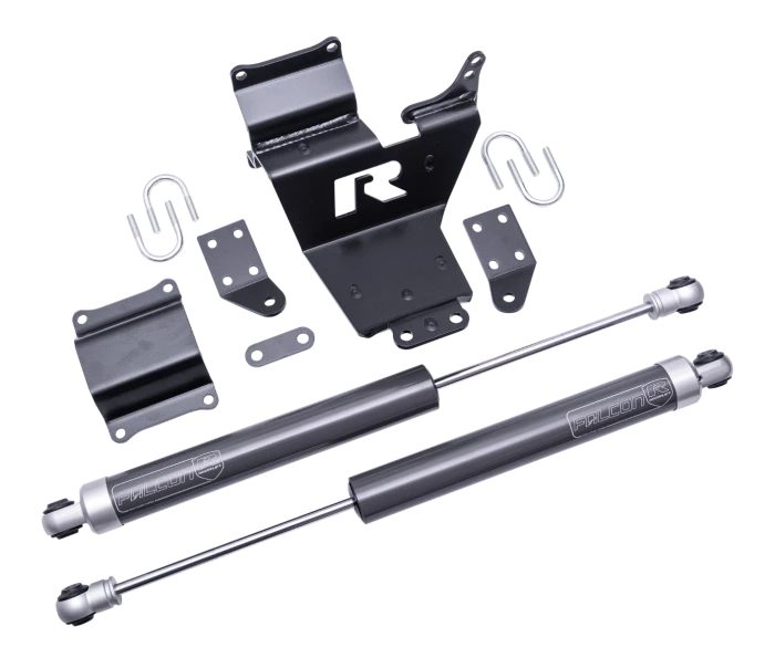 ReadyLift Dual Steering Stabilizer System for Ford F-450 and F-550 Super Duty (Part 77-23201)