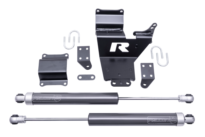 ReadyLift Dual Steering Stabilizer System for Ford F-450 and F-550 Super Duty (Part 77-23201)