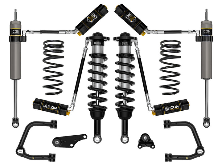ICON 2024-2026 Toyota Tacoma 1.25-3" Lift, Stage 5 Suspension System, Tubular, Overland Rear Springs