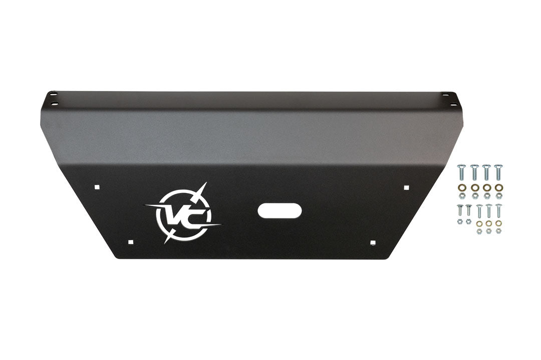 Van Compass Engine Skid Plate, Steel Bash Plate For 2" Vc Lift, With Hardware - Sprinter Awd *2 Box Kit*