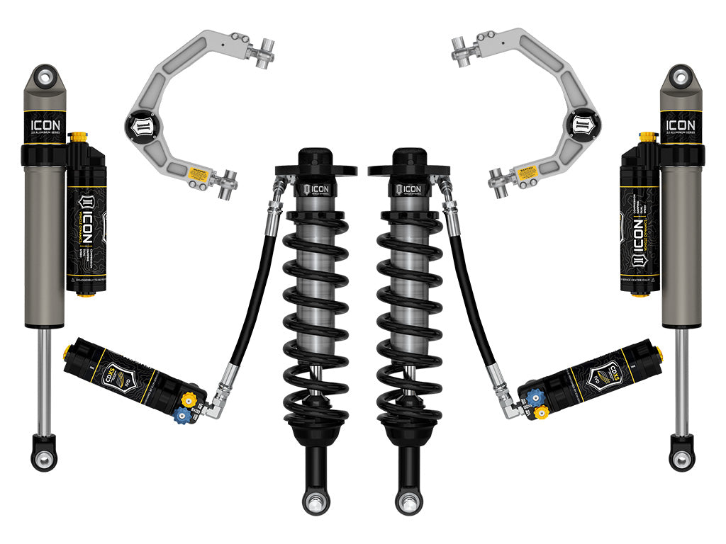 ICON 2021-2026 Ford F-150 2WD, 0-3" Lift, Stage 4 Suspension System, Billet, CDXS
