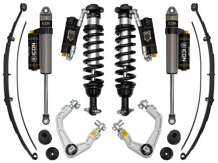 ICON 2019-2021 Ford Ranger, w/ Aluminum Knuckles, 0-3.5" Lift, Stage 8 Suspension System, Billet