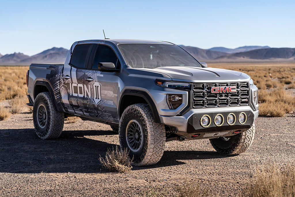 ICON 2023-2026 GMC Canyon/Chevrolet Colorado Trail Boss, 2.5 Series Coilover Kit, Remote Reservoir w/ CDEV