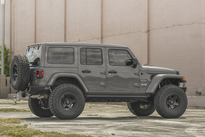 Overland Sector Atlas 17x9 -12 6x135/6x139.7mm 106.2mm Satin Black by Overland Sector | KOVA Offroad