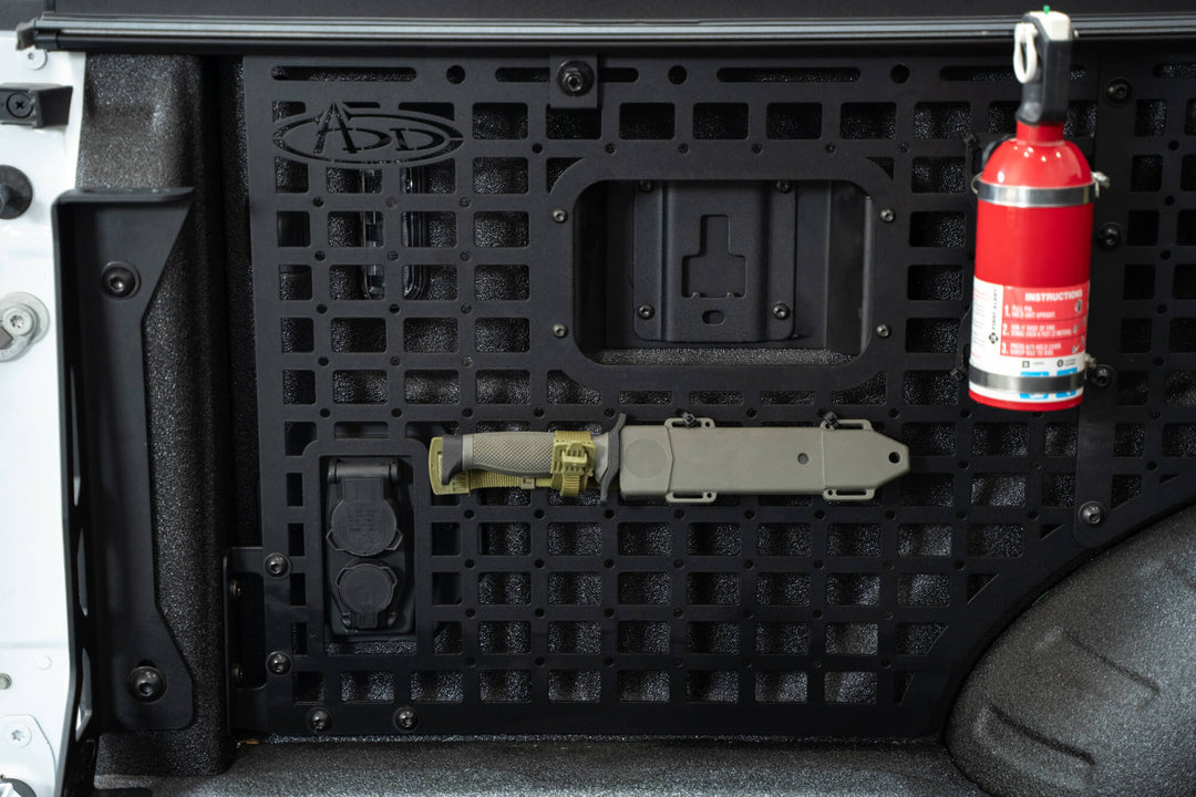 2023-2026 Ford Super Duty Bed Side Molle Panels Passenger Full Kit