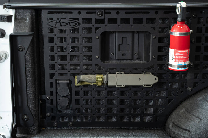 2023-2026 Ford Super Duty Bed Side Molle Panels Passenger Full Kit