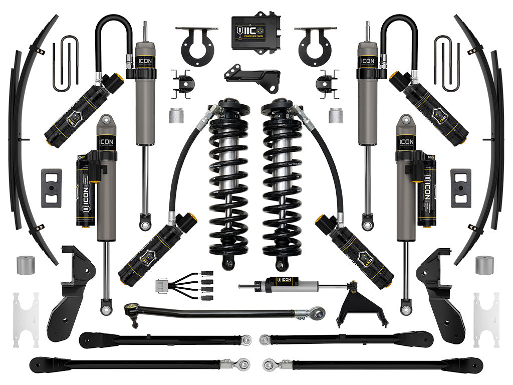 ICON 2023-2026 Ford F-250/F-350 Super Duty 4WD, 2.5-3" Lift, Stage 7 Coilover Conversion System with 4-Link and Expansion Packs