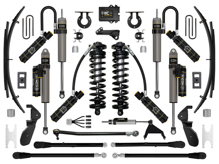 ICON 2023-2026 Ford F-250/F-350 Super Duty 4WD, 2.5-3" Lift, Stage 7 Coilover Conversion System with 4-Link and Expansion Packs