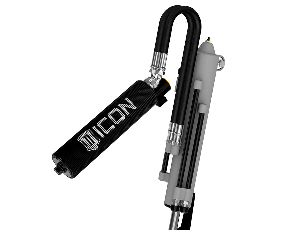 ICON 2021-2026 Ford F-150 Raptor, Passenger Rear, V.S. 3.0 Series Zeta Bypass RXT Shock Absorber, Remote Reservoir w/ CDEV