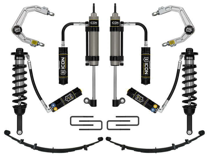 ICON 2005-2015 Toyota Tacoma 0-3.5" Lift/2016-2023 Tacoma 0-2.75" Lift, Stage 10 Suspension System, Billet, CDXS