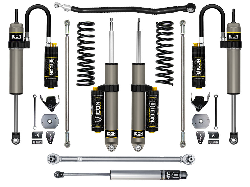 ICON 2014-2026 Ram 2500 4WD, Diesel, OEM Air Spring Rear, 4.5" Lift, Stage 4 Suspension System