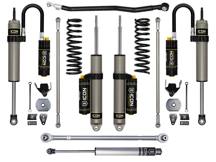 ICON 2014-2026 Ram 2500 4WD, Diesel, OEM Air Spring Rear, 4.5" Lift, Stage 4 Suspension System