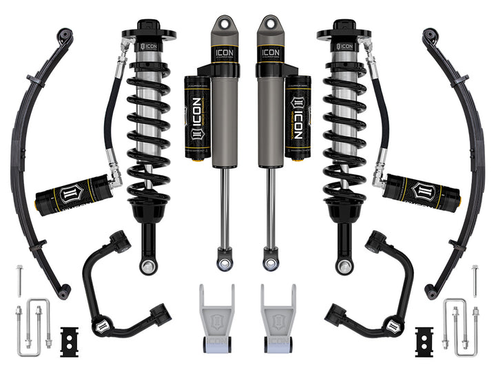 ICON 2021-2026 Ford F-150 Tremor, 2.5-3" Lift, Stage 3 Suspension System, Tubular, w/ Leaf Packs