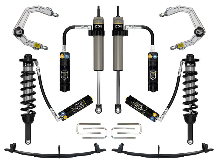 ICON 2005-2015 Toyota Tacoma 0-3.5" Lift/2016-2023 Tacoma 0-2.75" Lift, Stage 6 Suspension System, Billet, CDXS