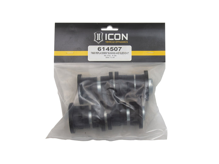 ICON 2015-2022 Chevrolet Colorado/GMC Canyon, Tubular UCA Replacement Bushing & Sleeve Kit