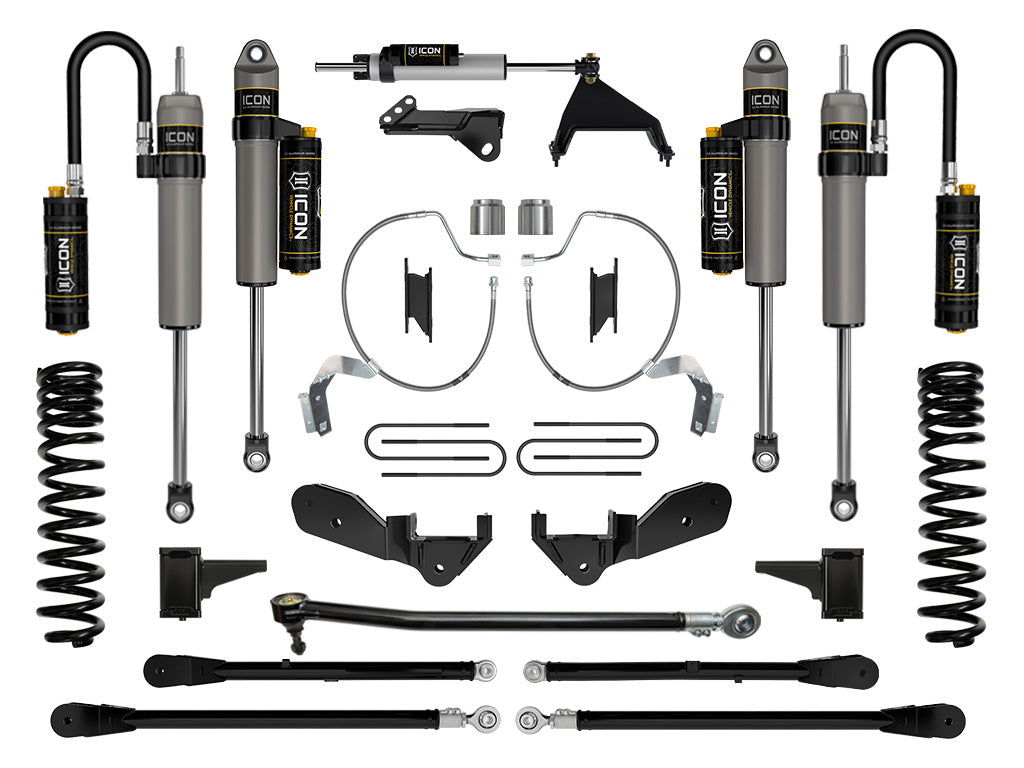 ICON 2023-2026 Ford F-250/F-350 Super Duty 4WD, Gas, 4.5" Lift, Stage 7 Suspension System
